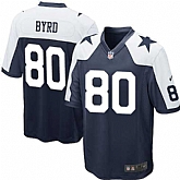 Nike Men & Women & Youth Cowboys #80 Byrd Thanksgiving Navy Blue Team Color Game Jersey,baseball caps,new era cap wholesale,wholesale hats